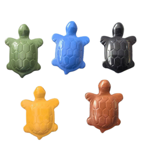 Korean Germanium Lucky Tourmaline Longevity Turtle Pendant