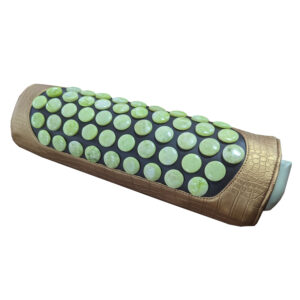 Electric Cervical Neck Massage Roller Type Far Infrared Jade Therapy Heating Pillow