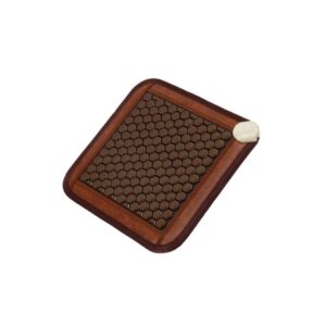 Heated Seat Cushion with Tourmaline Ceramic Stones Far Infrared Therapy Mat