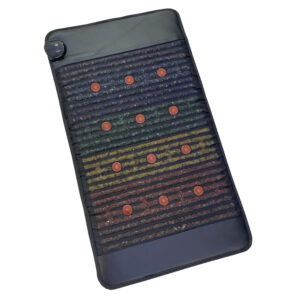 Bio Amethyst Health PEMF Massage Heating Jade Tourmaline Mat with Photon Red Light Therapy