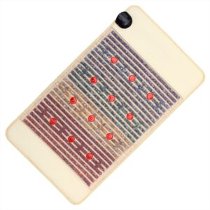 Amethyst Crystal Far Infrared 7 Gems Rainbow Chakra Healing Mat