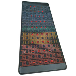 Far Infrared Heating Mat Chakra PEMF Rainbow Bio Crystal Massage Mat
