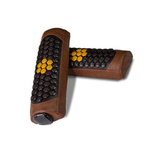 Sulfur Tourmaline Cervical Massager Roller & Infrared Germanium Heated Neck Pillow